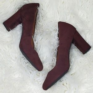 Clark's Indigo suede heels